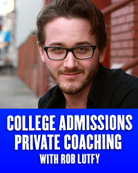 poster for College Admissions Private Coaching